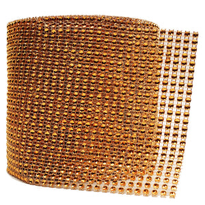 4.75" x 10 Yards Orange Diamond Mesh Wrap Roll, PNT24-ORG, UPC: 047182633725