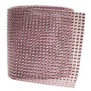 4.75" x 10 Yards Pink Diamond Mesh Wrap Roll, PNT24-PNK, UPC: 047182633732