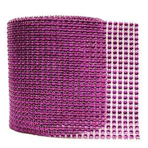 4.75" x 10 Yards Purple Diamond Mesh Wrap Roll, PNT24-FUS, UPC: 047182633671