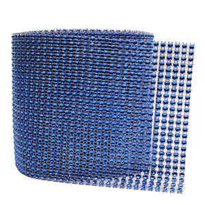 4.75" x 10 Yards Royal Blue Diamond Mesh Wrap Roll, PNT24-RBLU, UPC: 047182633756