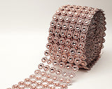 4" x 10 Yards Blush Flower Mesh Wrap Roll, PNT6-BLH, UPC: 047182633817