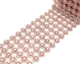 4" x 10 Yards Blush Flower Mesh Wrap Roll, PNT6-BLH, UPC: 047182633817