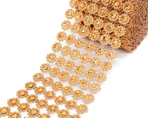 4" x 10 Yards Orange Flower Mesh Wrap Roll, PNT6-ORG, UPC: 047182633923